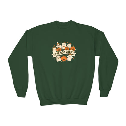 The Boo Crew Youth Halloween Crewneck