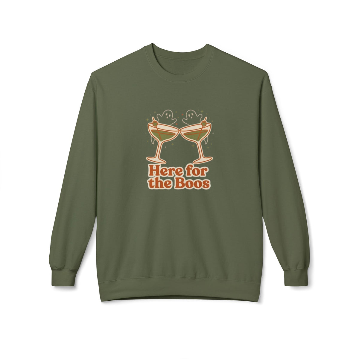 Here for the Boos Cocktail Crewneck