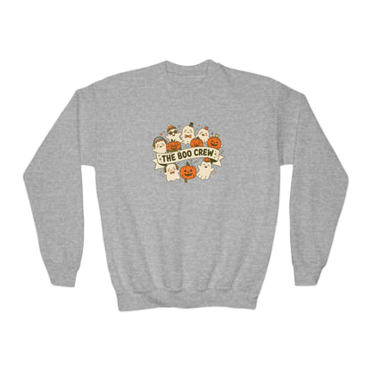 The Boo Crew Youth Halloween Crewneck