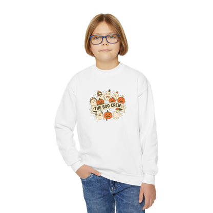 The Boo Crew Youth Halloween Crewneck