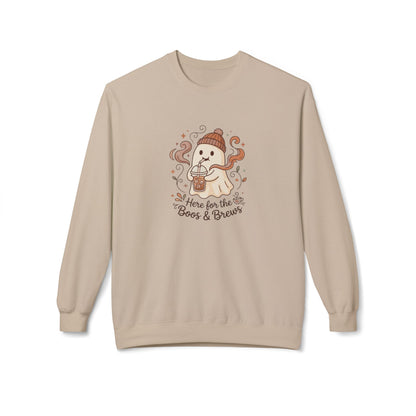 Here for the Boos & Brews Crewneck