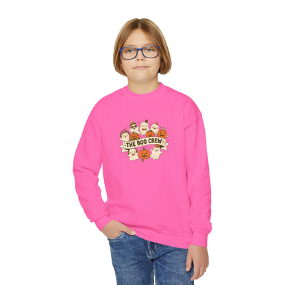 The Boo Crew Youth Halloween Crewneck