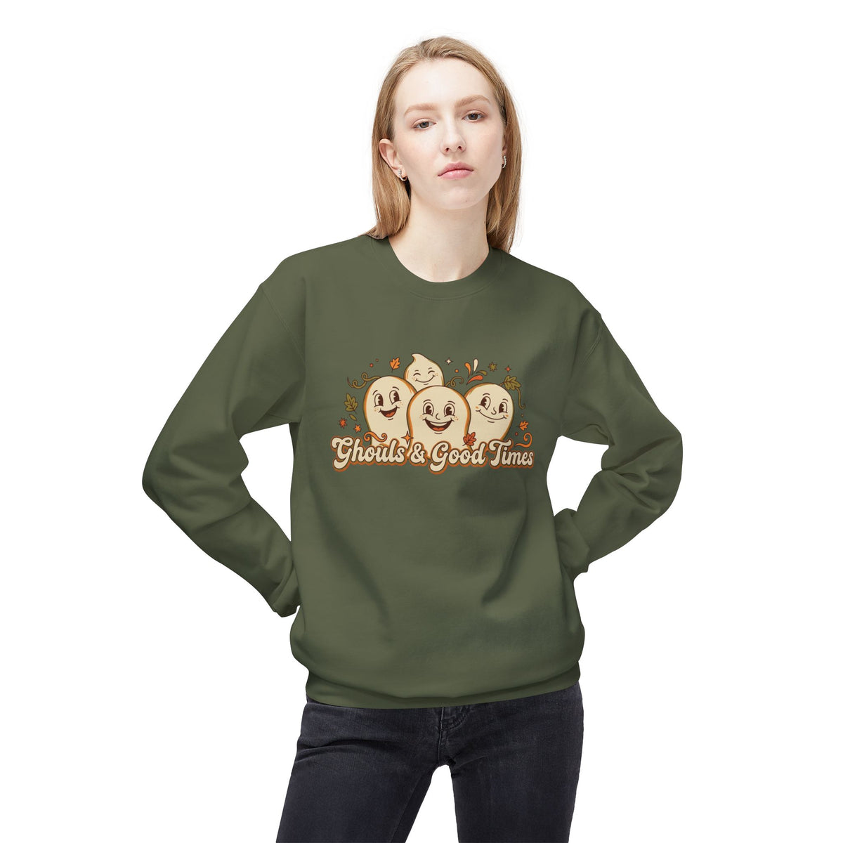 Ghouls & Good Times Ghosts Crewneck
