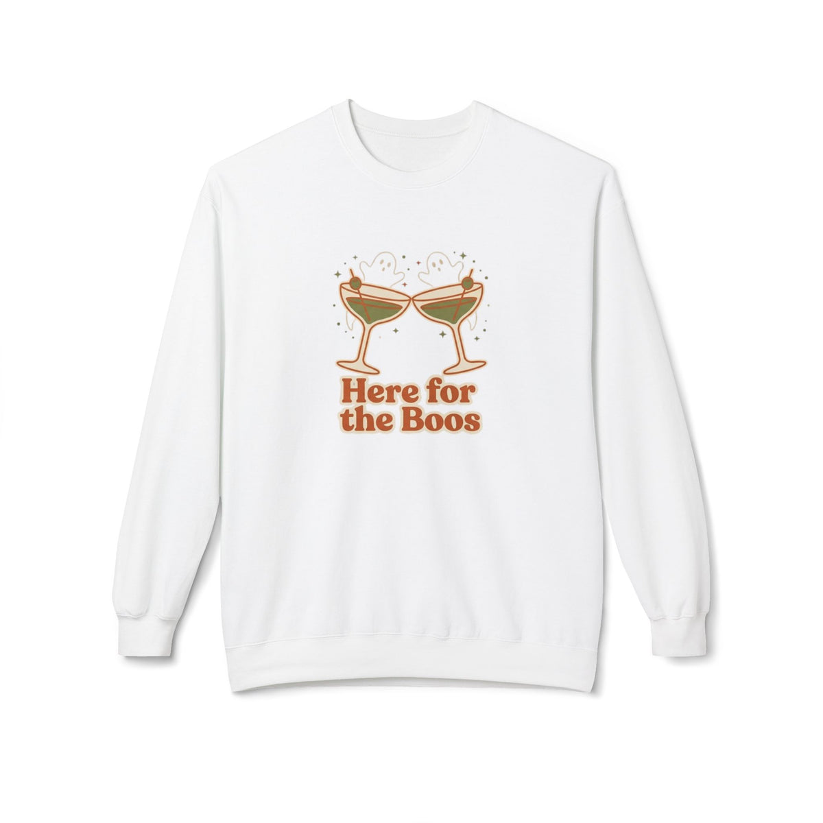 Here for the Boos Cocktail Crewneck